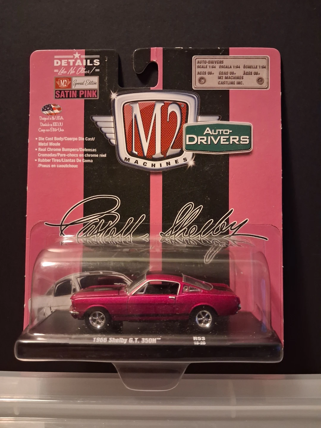 M2 Machines 1966 Shelby G.T. 350H Satin Pink