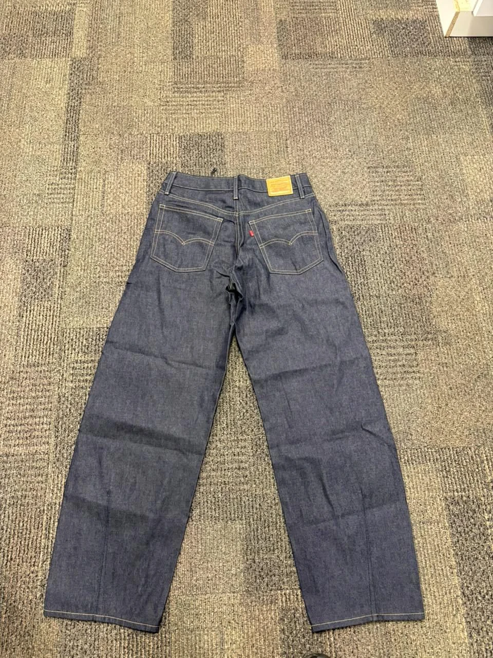 Levi's High-Rise Dark Wash Barrel Jeans - photo 2