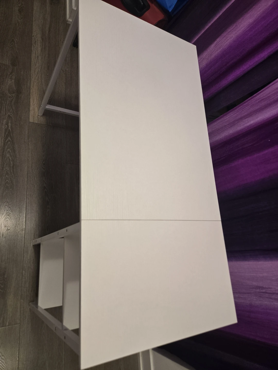 Office/Study White IKEA desk with two side shelves - photo 3