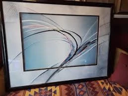 ELBA ALVAREZ Large Signed Original Abstract - photo 2