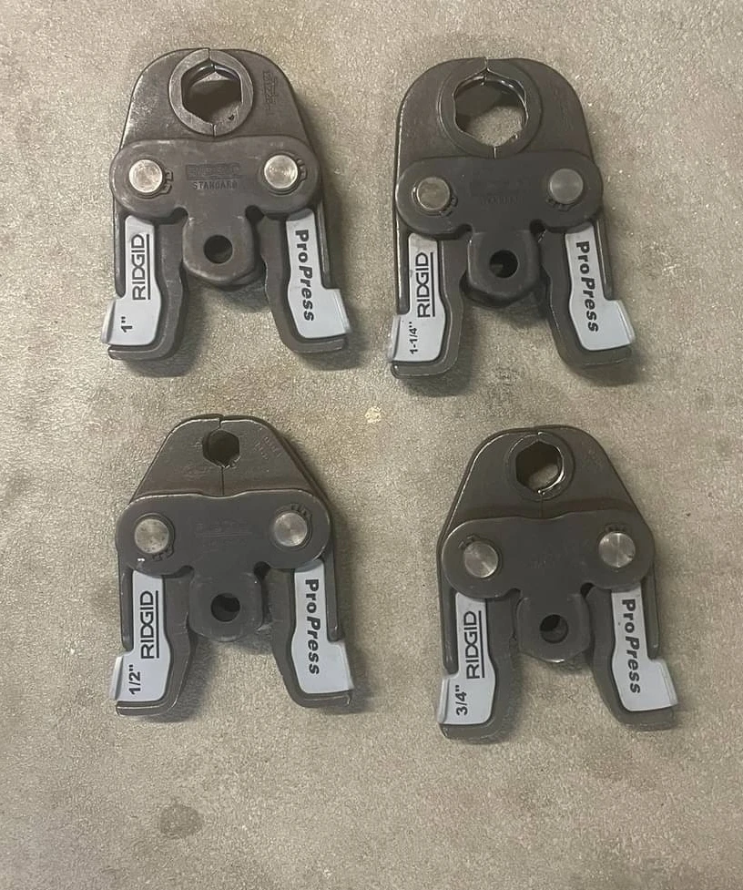 RIDGID ProPress Standard Pressing Jaws 1/2" to 1-1/4"