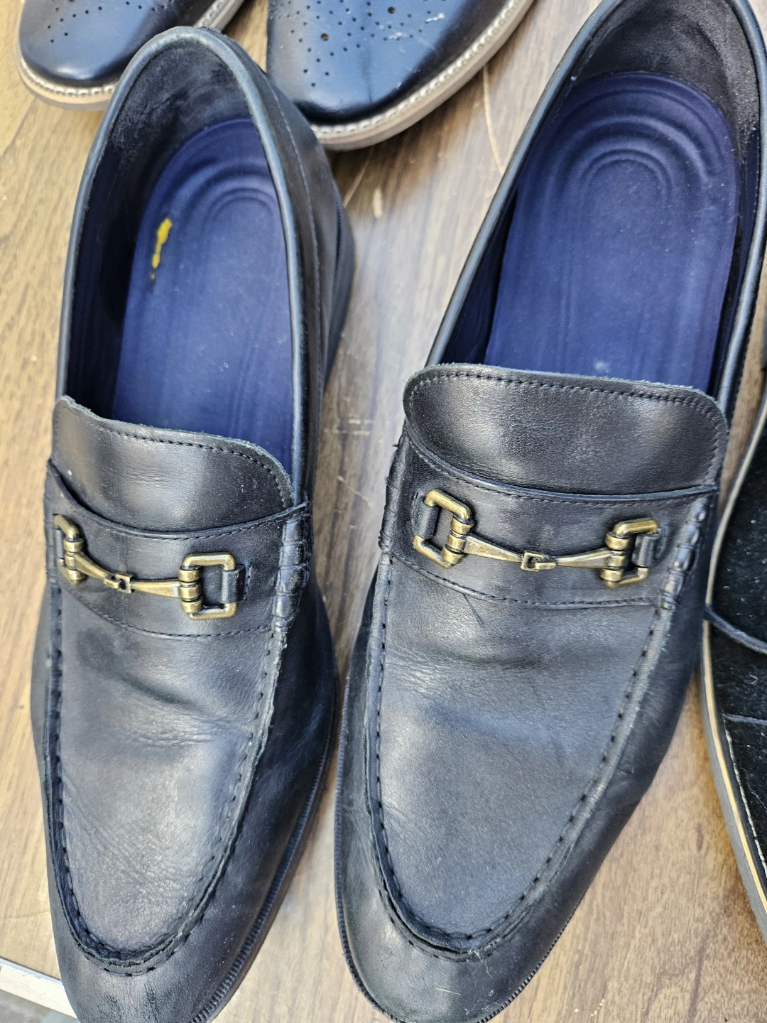 4 mens brand name leather shoes. Size 13 - photo 4