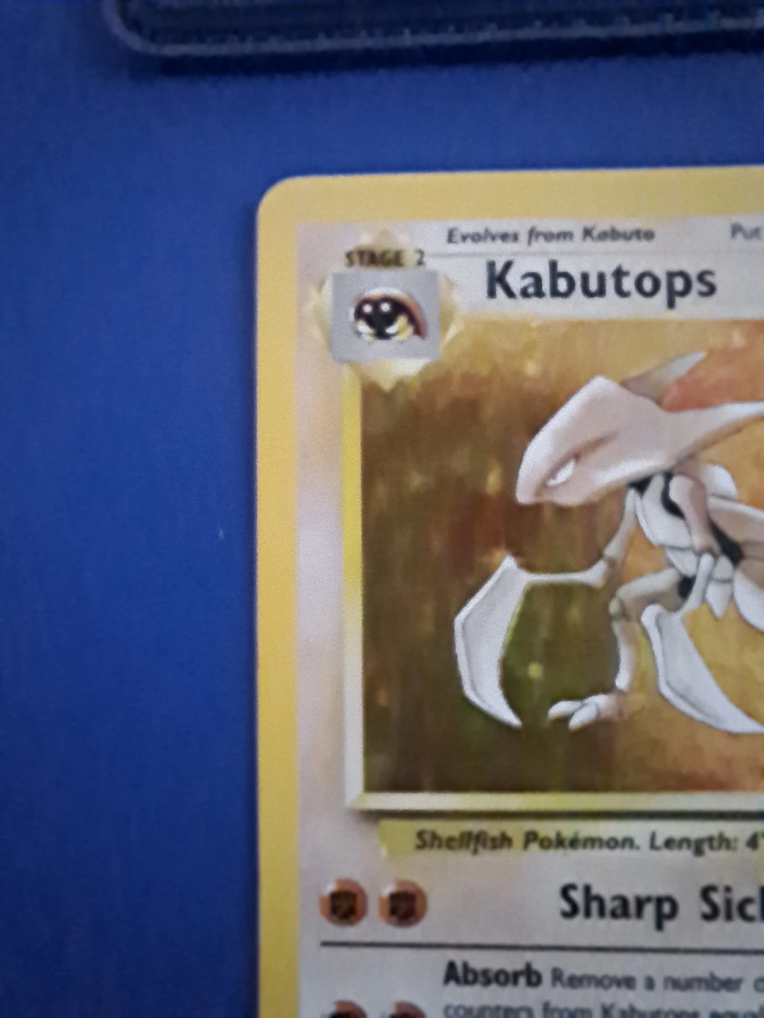 Kabutops Fossil Holo Rare 9 HP - photo 3