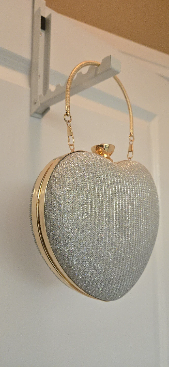 Silver heart purse - photo 3