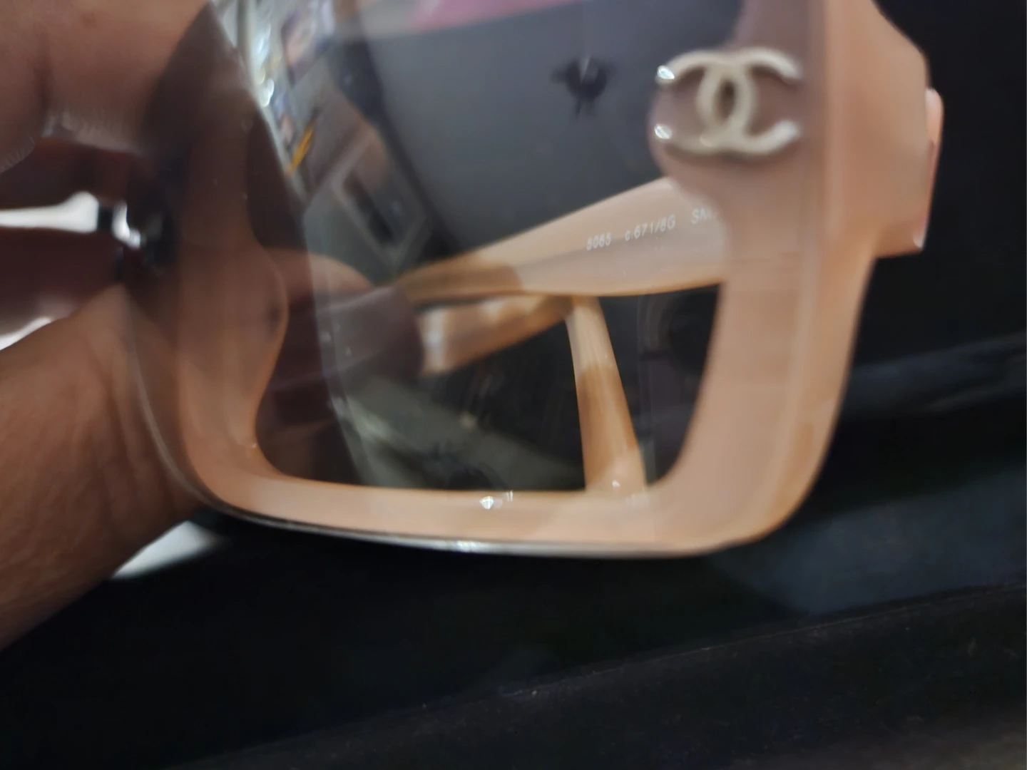 Chanel Women's Pink Cat-Eye Sunglasses - photo 5