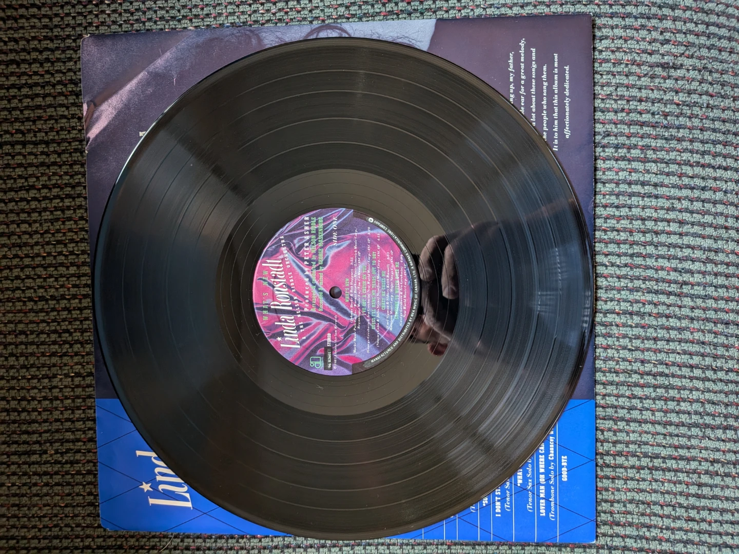 Linda Ronstadt – What’s New 1983 Vinyl LP - photo 2