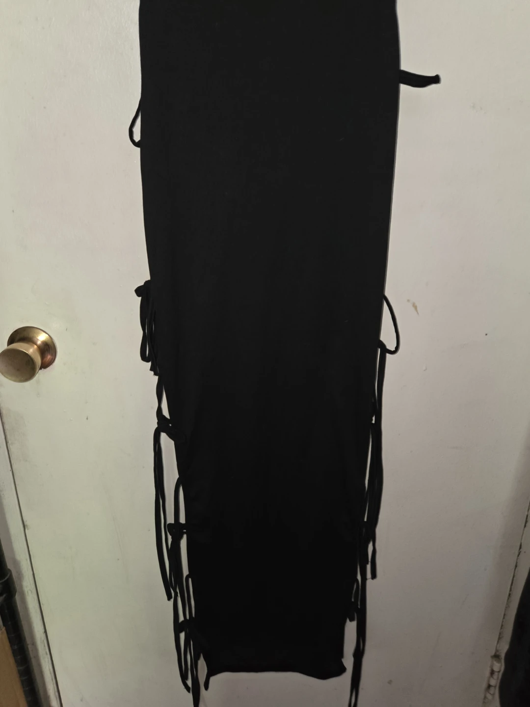Shein Haute Long Dress w/ Straps & Lace-Up Sides in a Ladies L - photo 5