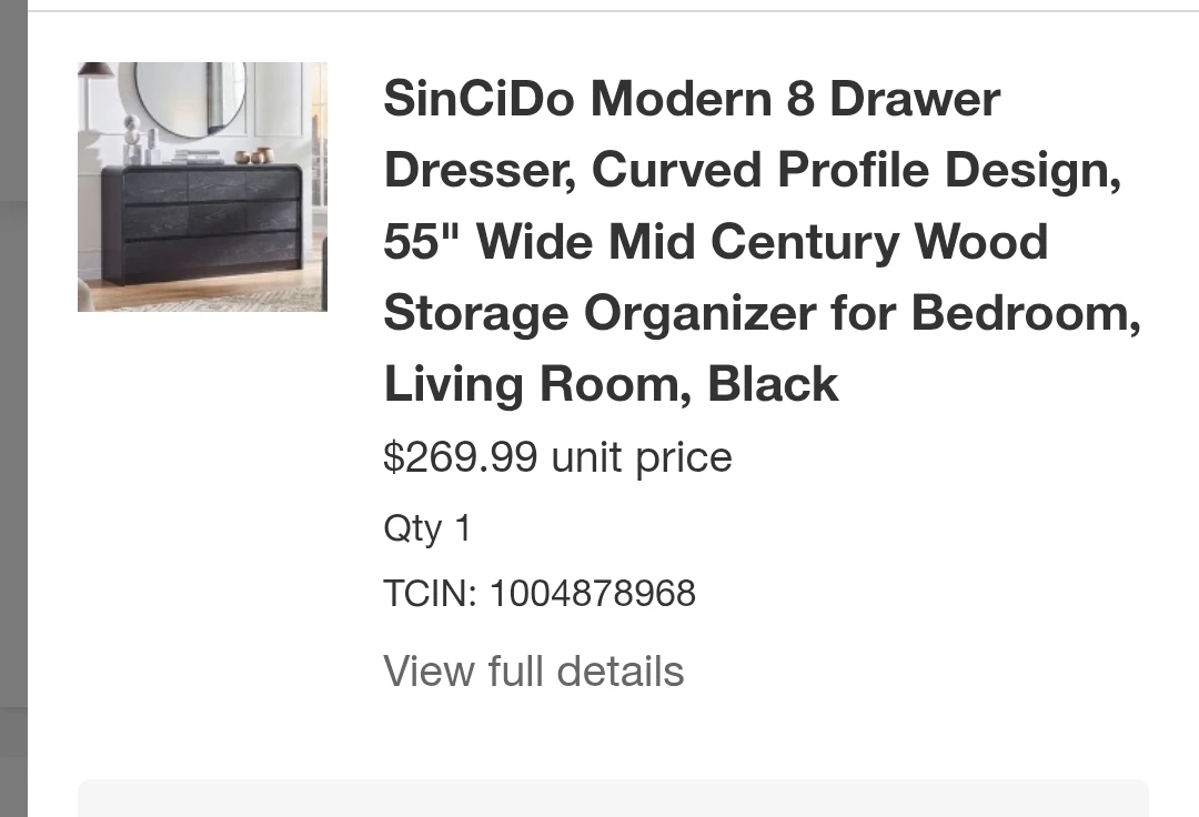 SinCiDo Modern 8-Drawer Dresser - photo 4