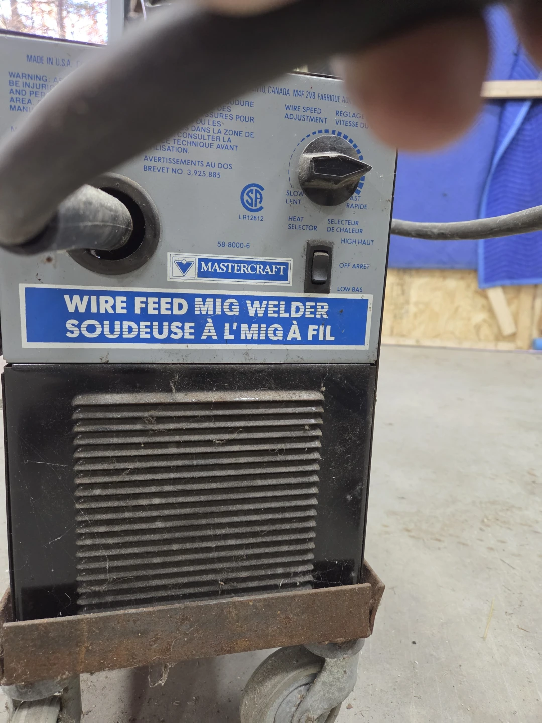 Mastercraft Wire Feed MIG Welder - photo 3