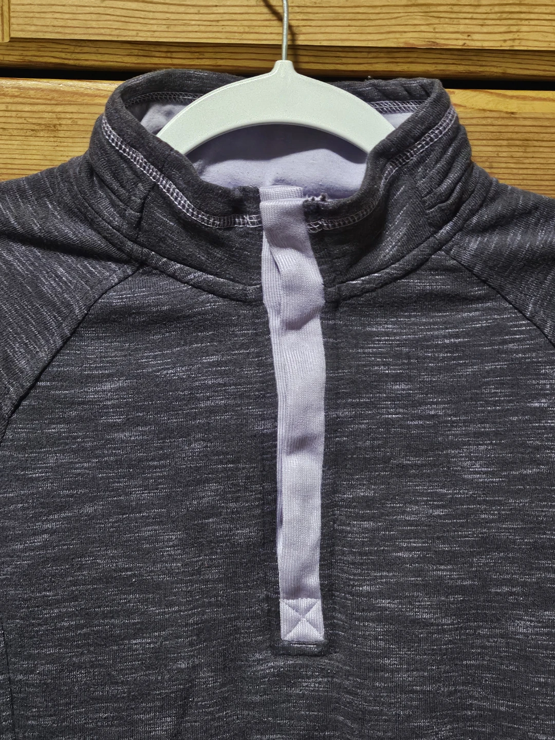 stay warm Snap-Front Pullover Avalanche Heathered Purple - photo 2