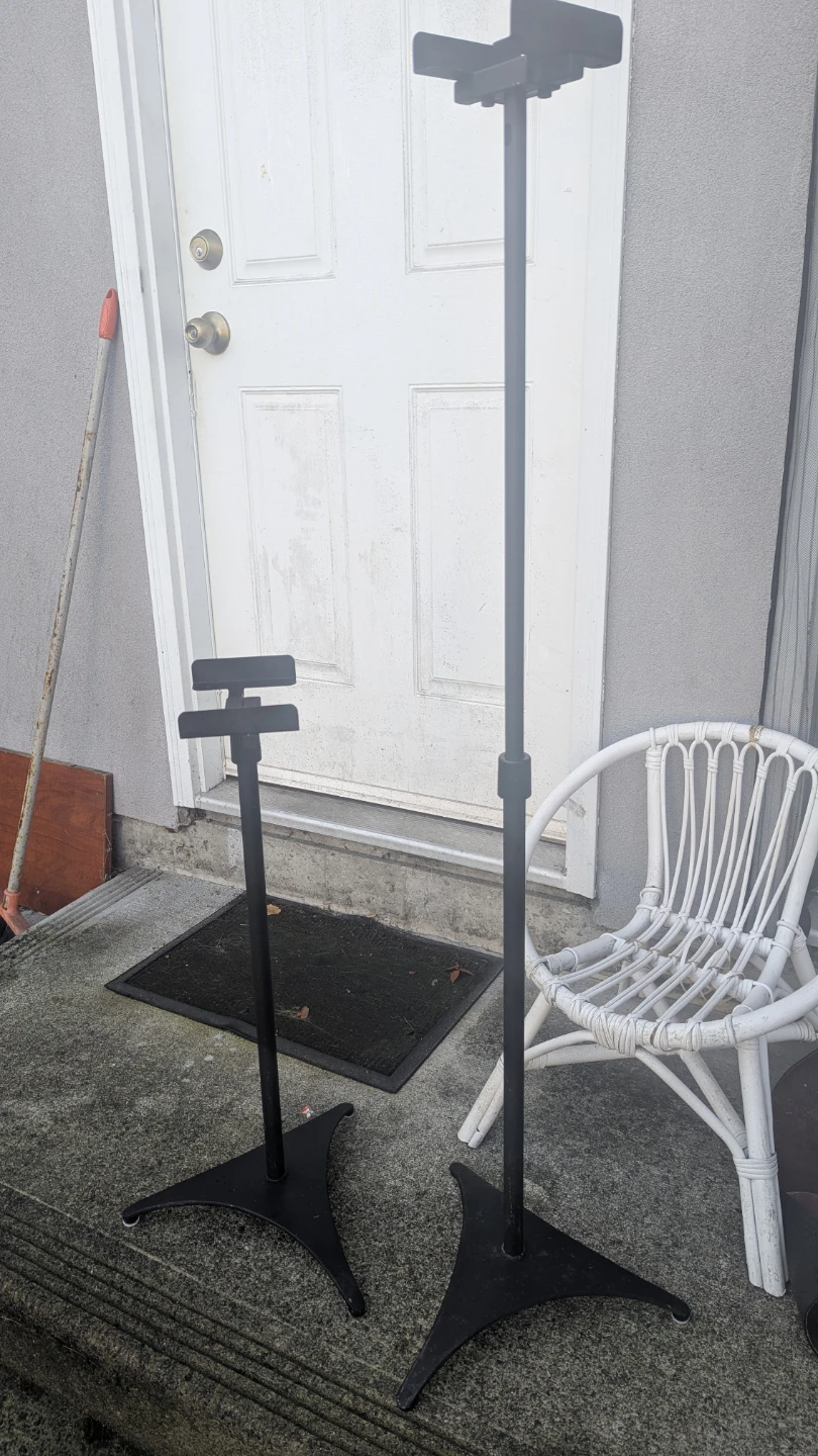 Pair of Adjustable Speaker Stands - photo 3