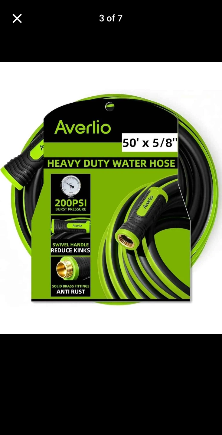 Averlio Heavy Duty Water Hose 50ft - photo 2