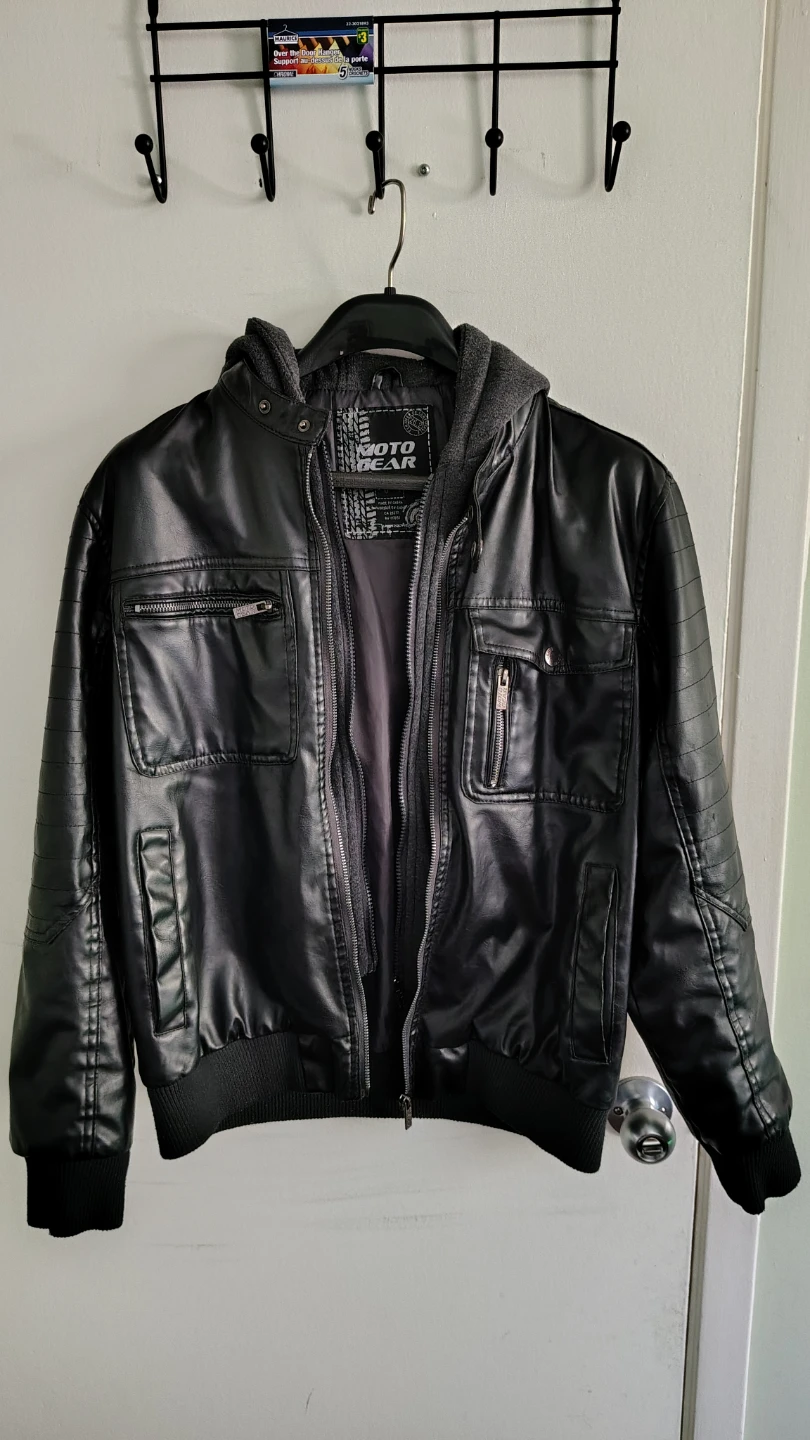 Moto Gear Black Faux Leather Jacket - photo 3