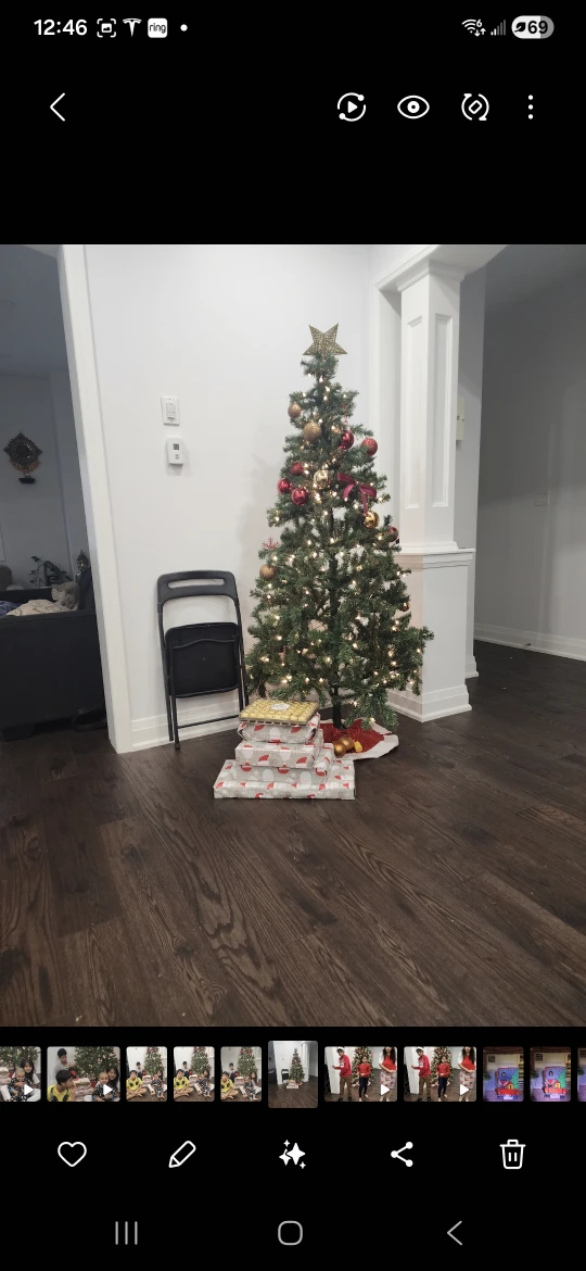 For Living 6.5 ft Pre-Lit Artificial Christmas Tree - photo 2