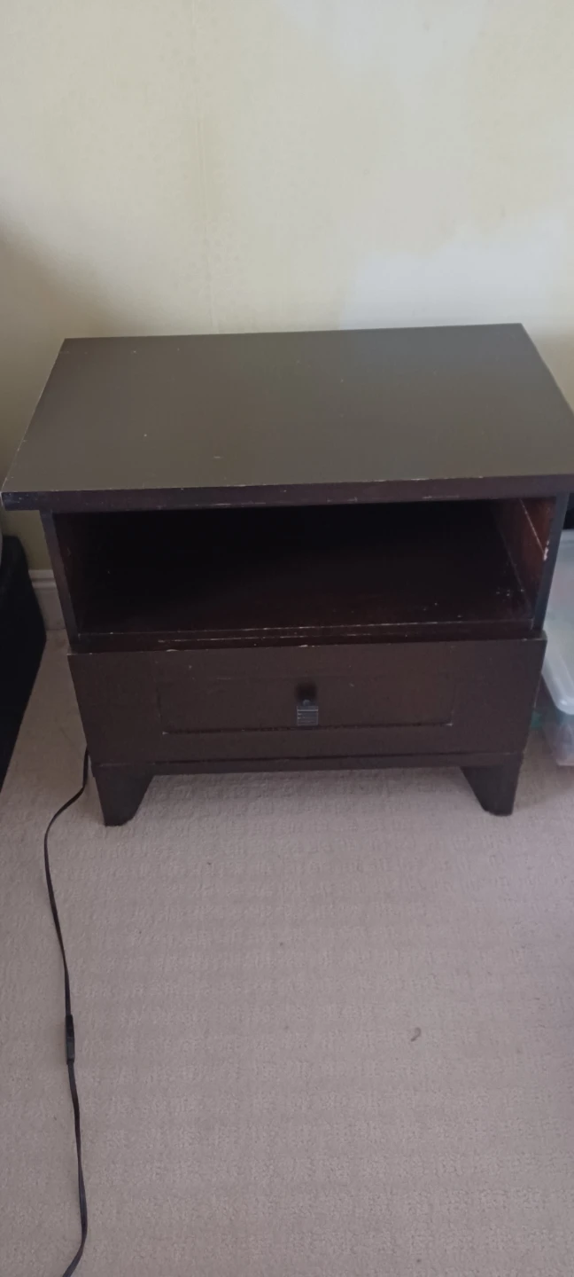 brown bedside table - photo 2