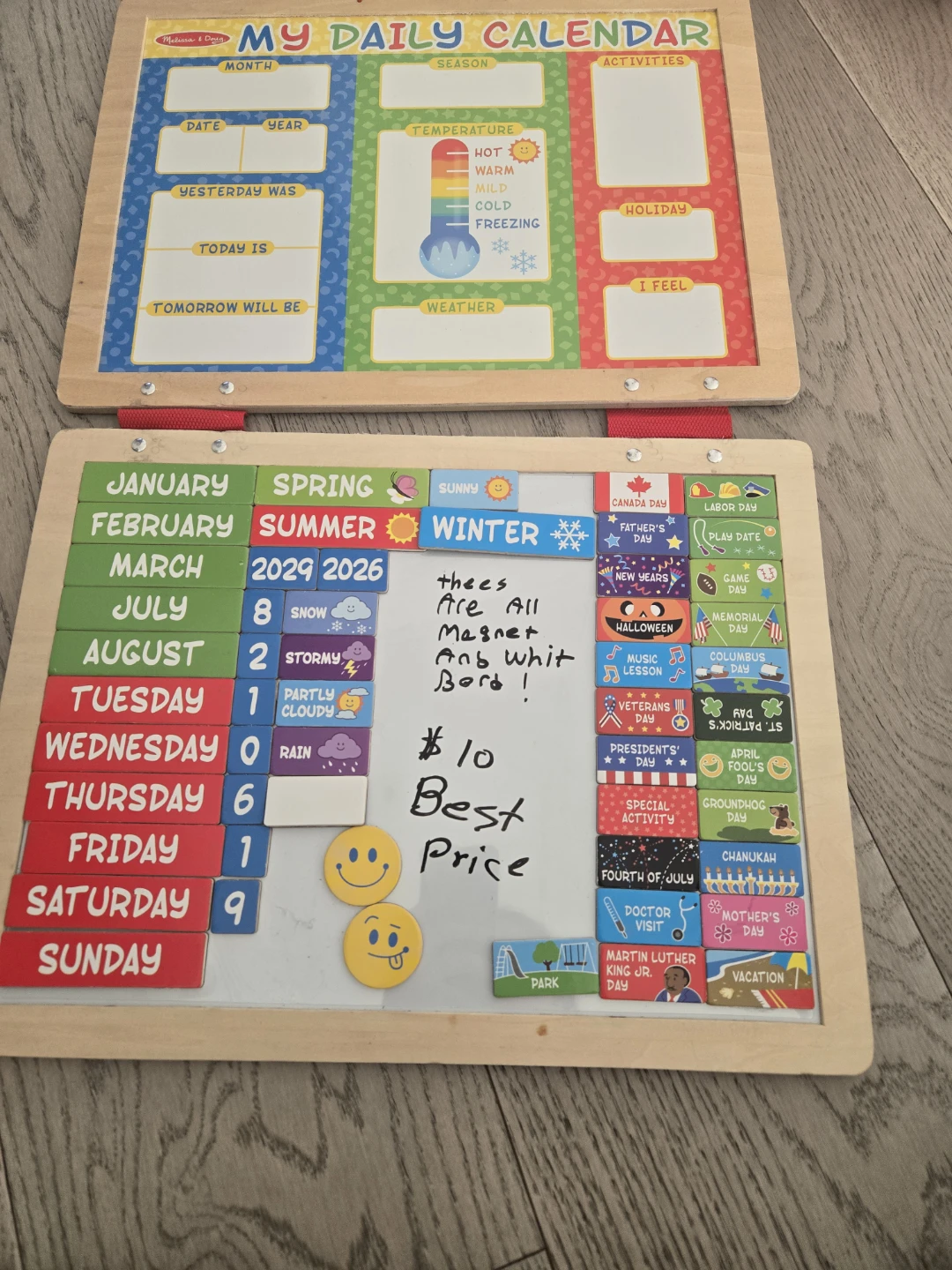 Melissa & Doug My Daily Magnetic Calendar