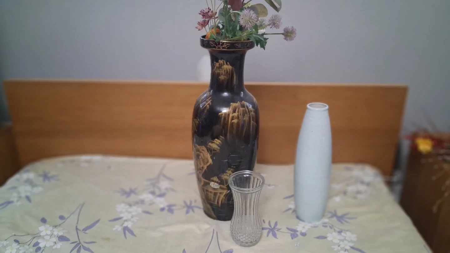 Set of Three Decorative Vases