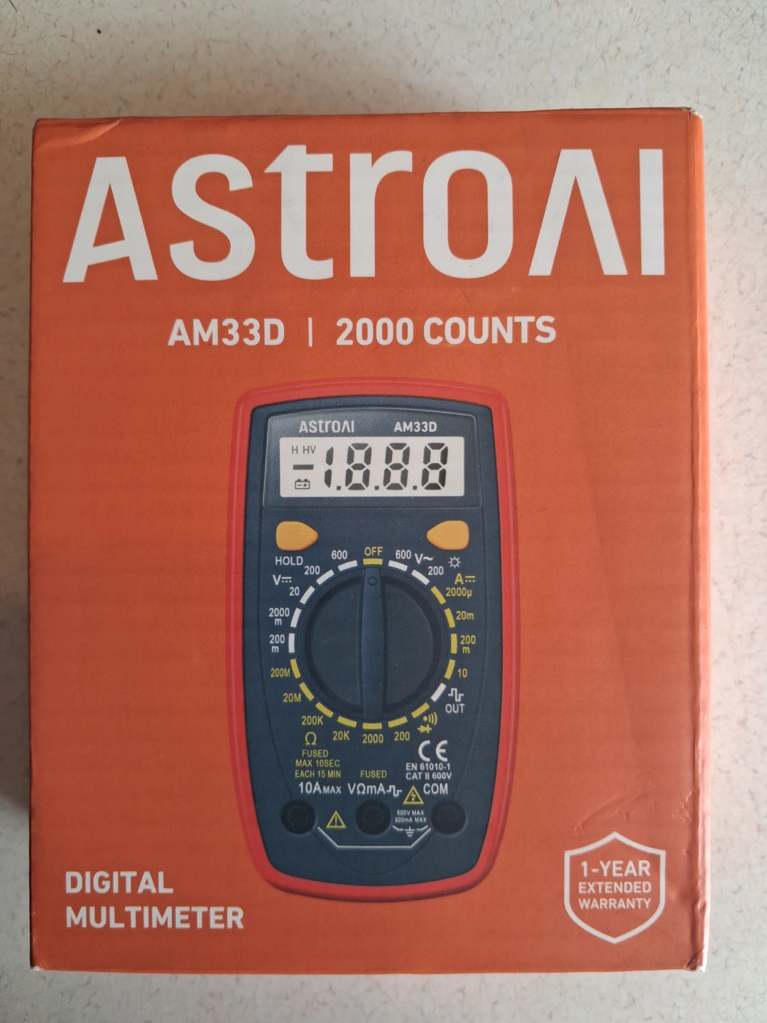 AstroAI AM33D Digital Multimeter