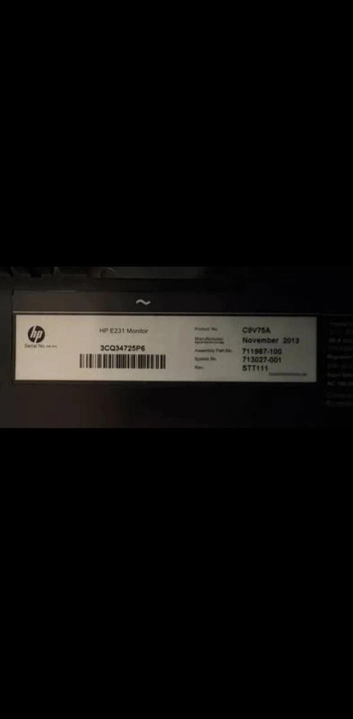 HP E231 23-inch Monitor - photo 5