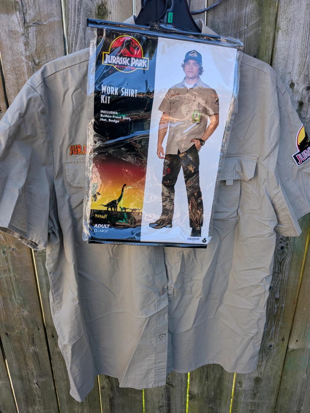 Jurassic Park  Costume Halloween - LG and MED (2 Costumes)
