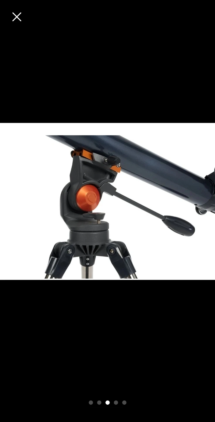 Celestron AstroMaster 70AZ Refractor Telescope - photo 4