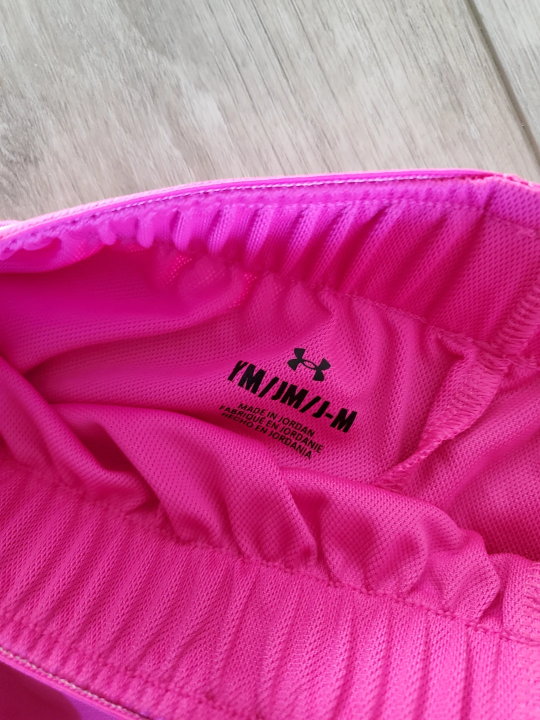 Under Armour Youth Pink Athletic Shorts - photo 2