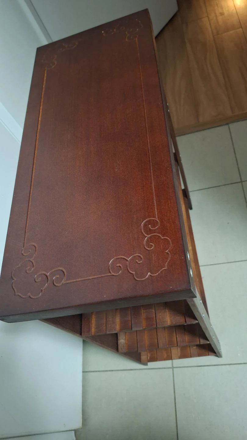 Wooden Four-Tier Shoe Rack 58x25x70cm - photo 4