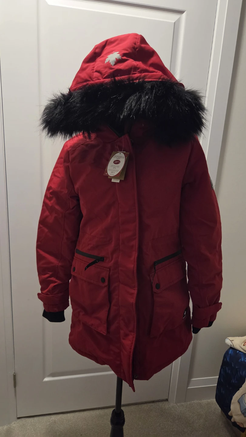 Red Winter Parka Jacket - photo 4
