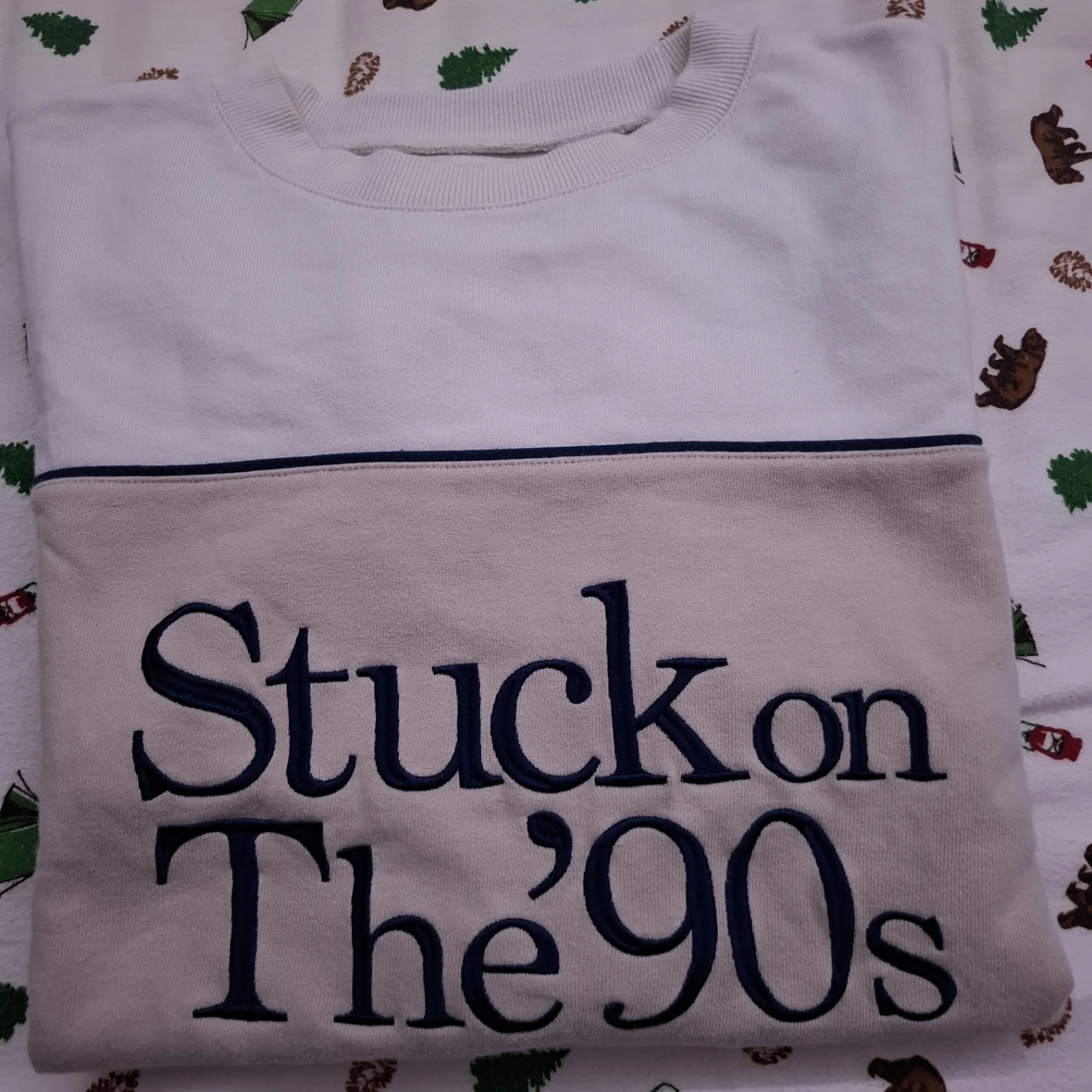 Stuck on the 90s Graphic  Oversized Sweatshirt - photo 3