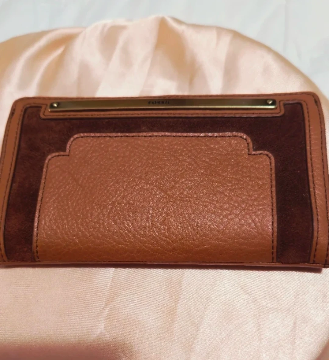 Fossil Leather and Suede Wallet