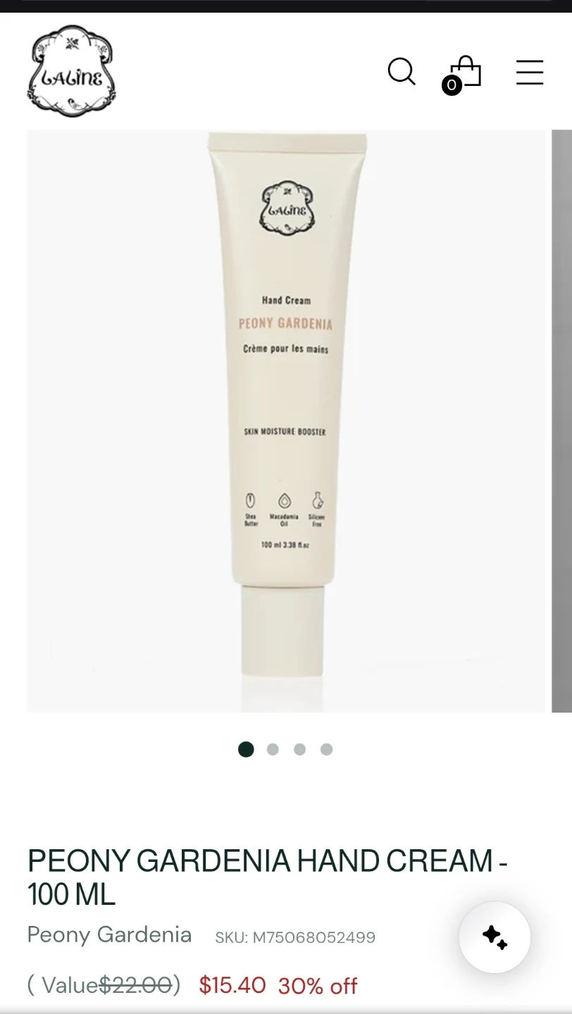 Laline Peony Gardenia Hand Cream 100ml - photo 4