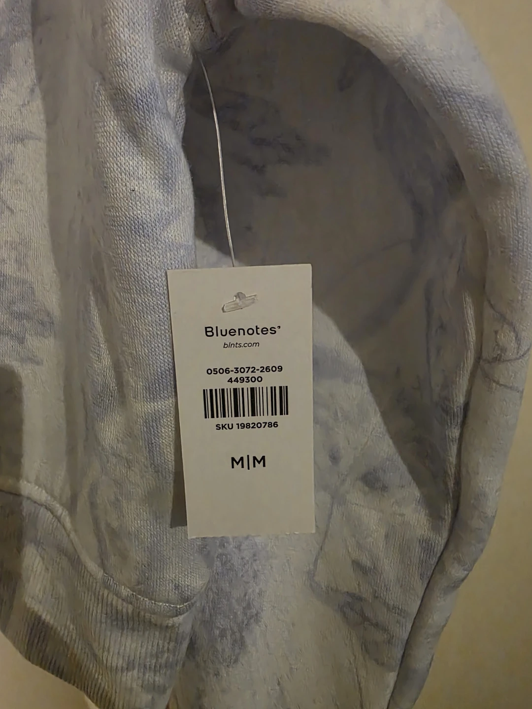 Bluenotes Blue and White Patterned Sweatshirt - photo 4