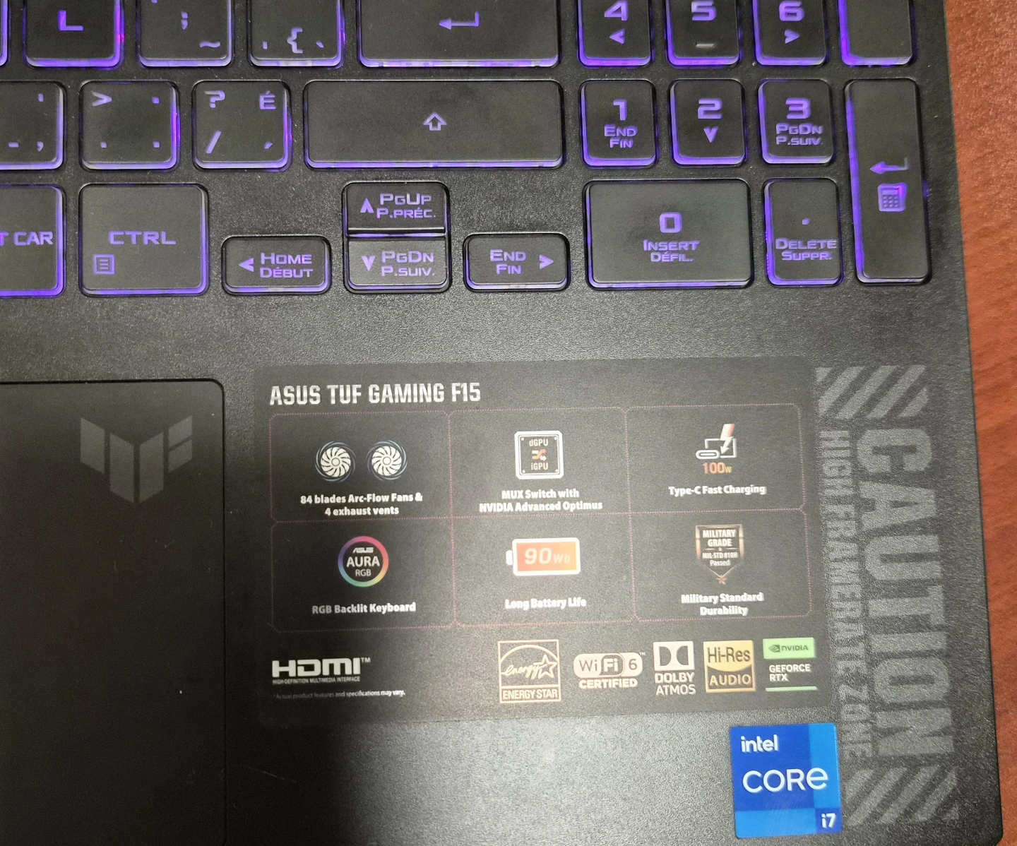 ASUS TUF Gaming F15 Laptop - photo 3