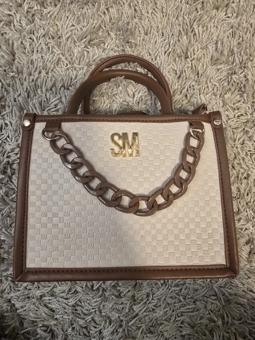 Steve Madden Monogram Mini Tote Bag