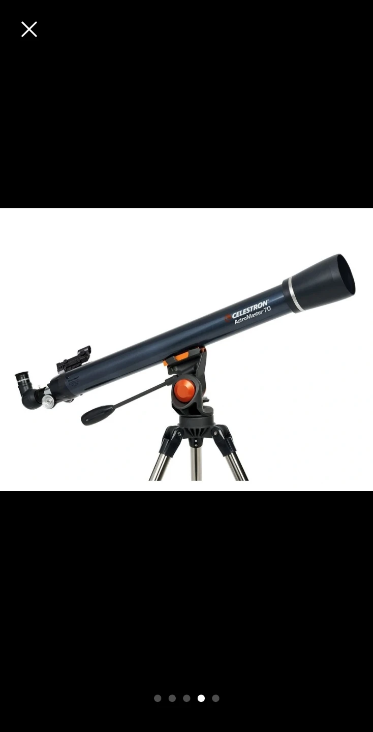 Celestron AstroMaster 70AZ Refractor Telescope - photo 3