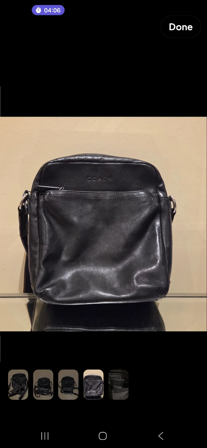 Coach Leather Crossbody Bag - photo 4