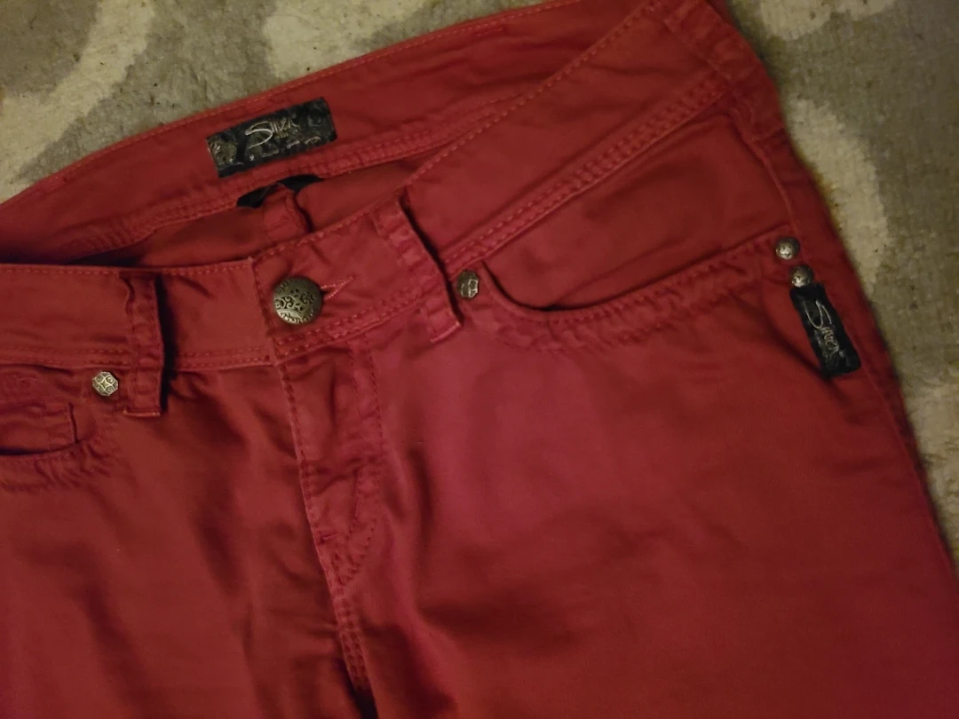 Silver Jeans Co. Red Pants W30 L31 - photo 4