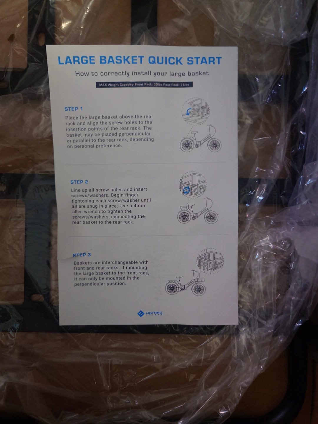Lectric eBikes Large Basket - photo 2