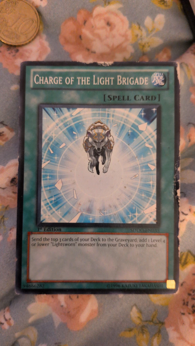 Yu-Gi-Oh! Charge of the Light Brigade 1st Edition Card