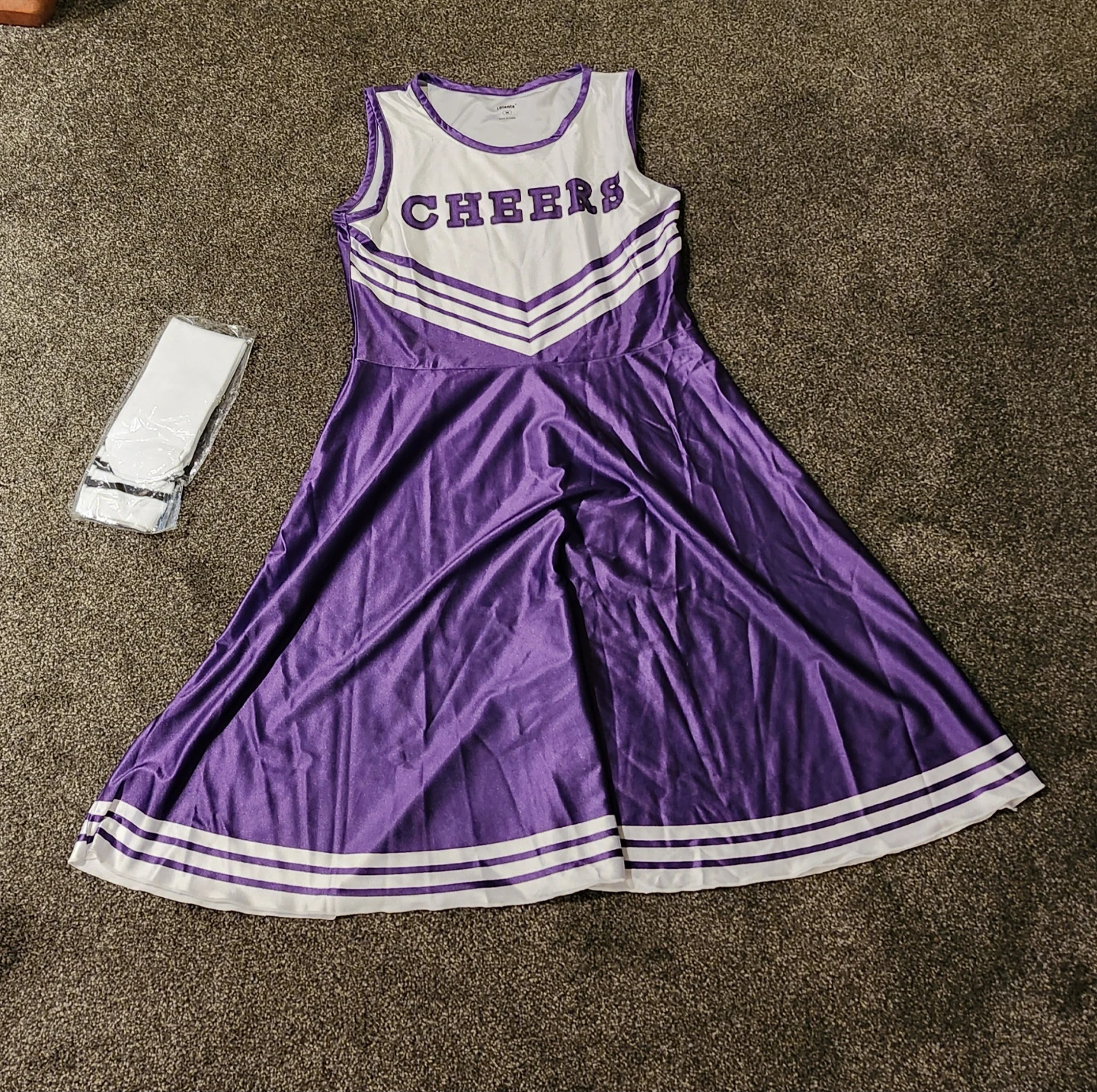 Lolanta Cheerleader Outfit - Purple & White - Size 160