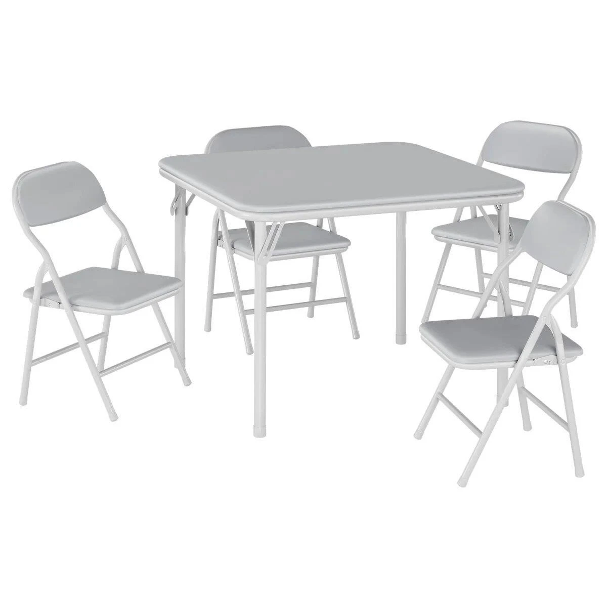 New<> New  Folding Table and 4 Chairs Set