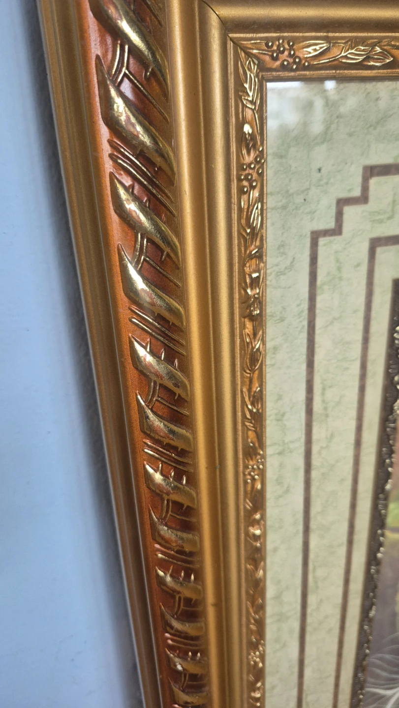 Large Framed Peacock Wall Art - photo 4