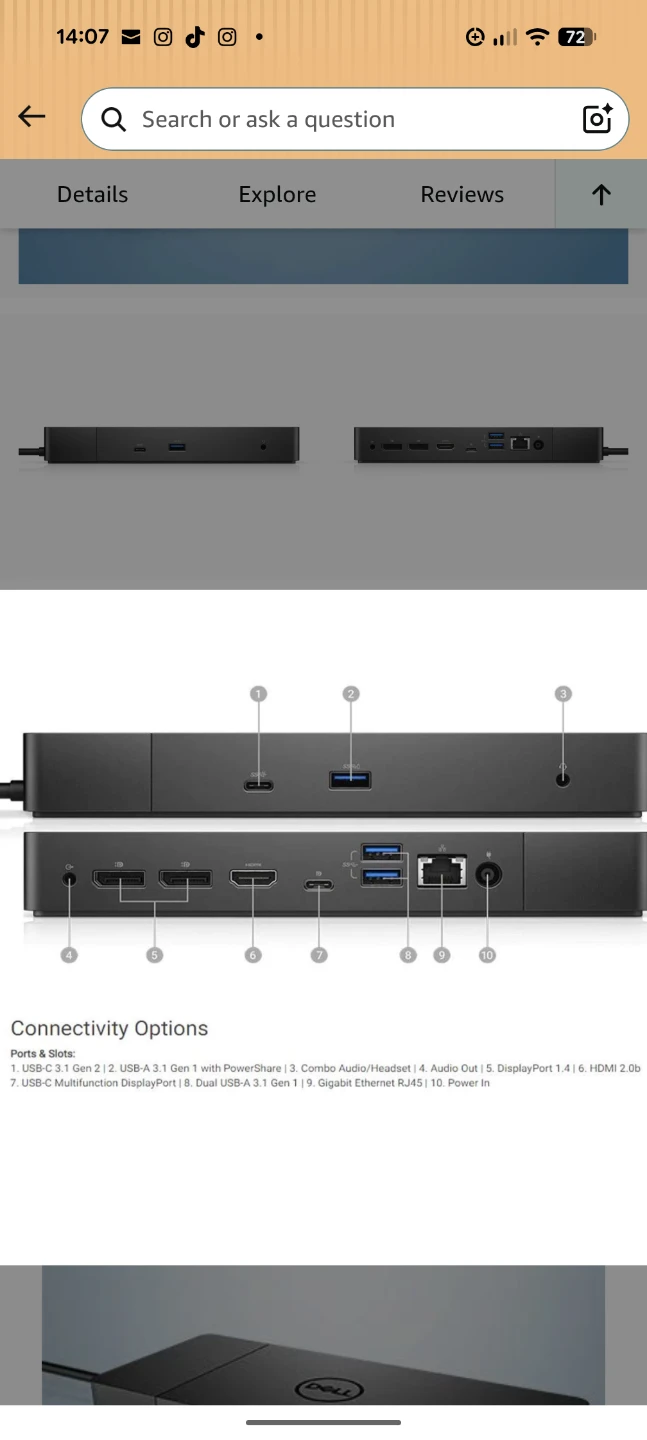 Dell WD19 130W Docking Station - photo 4