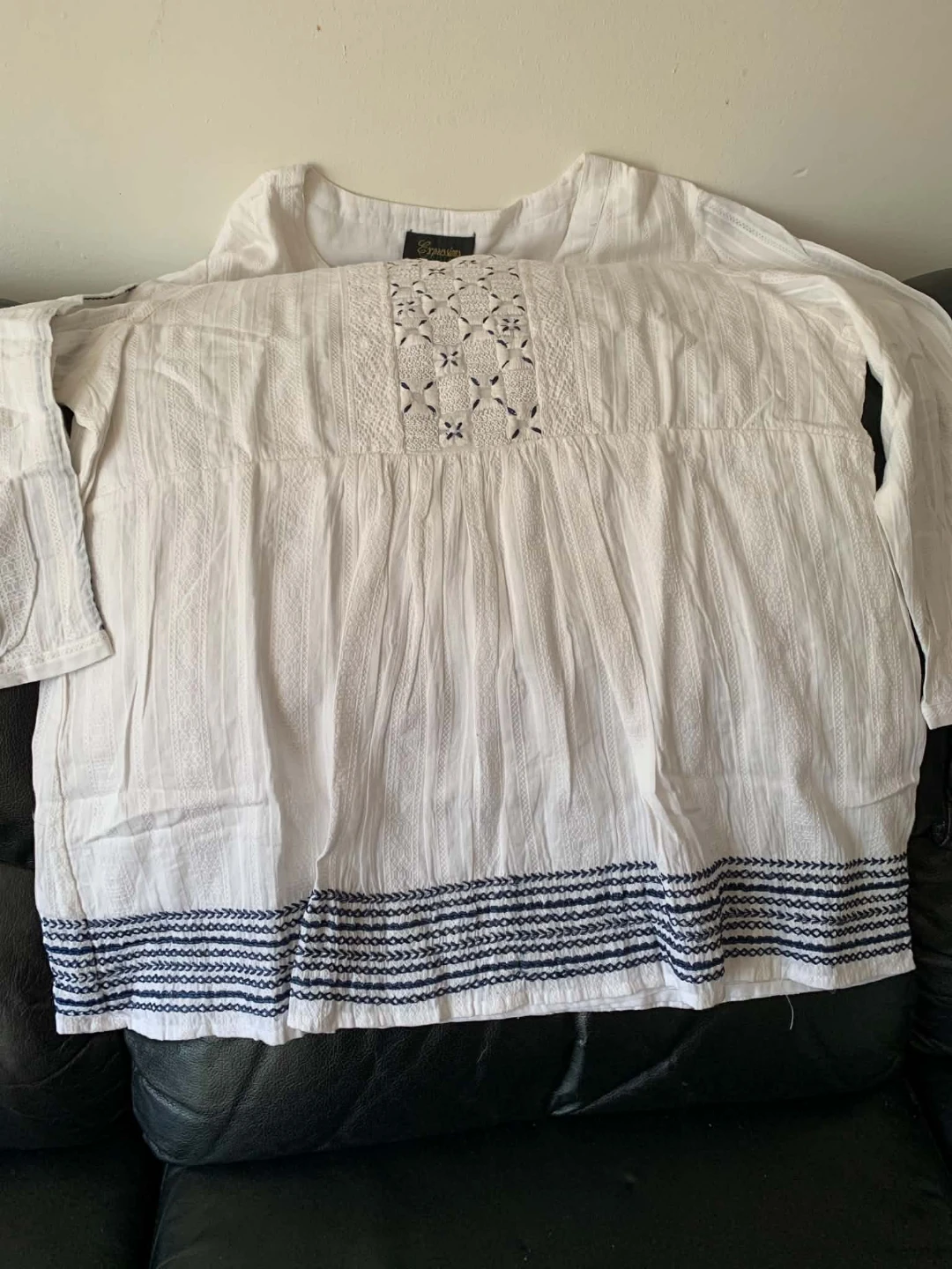 Expressions India White Embroidered Top - photo 4