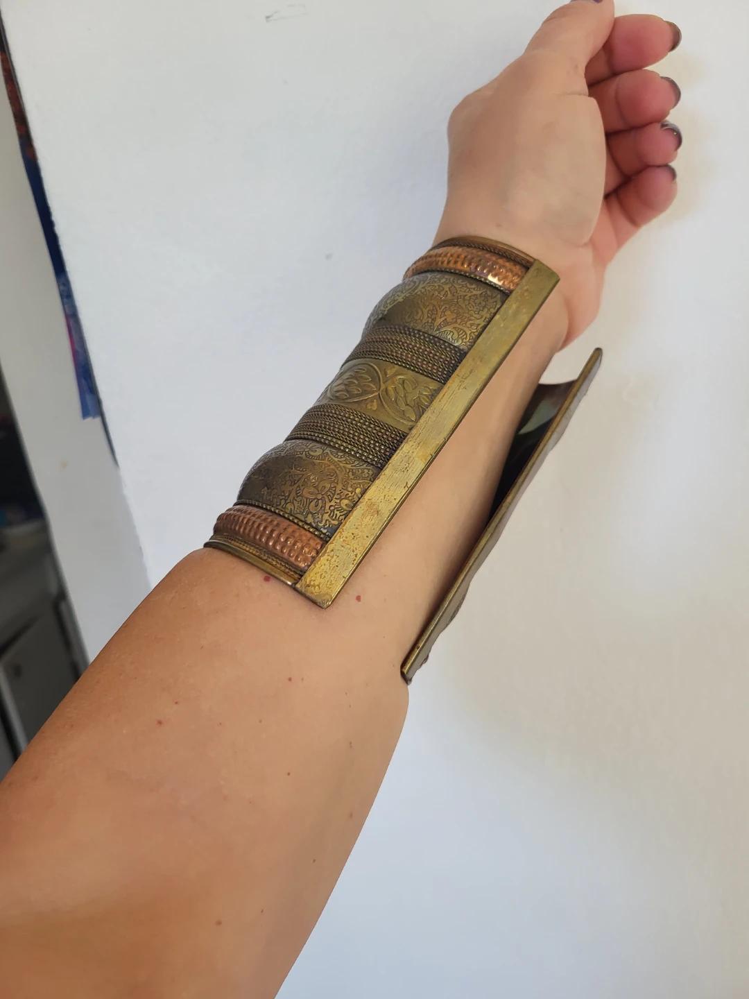 Vintage Metal Cuff Bracelet - photo 2