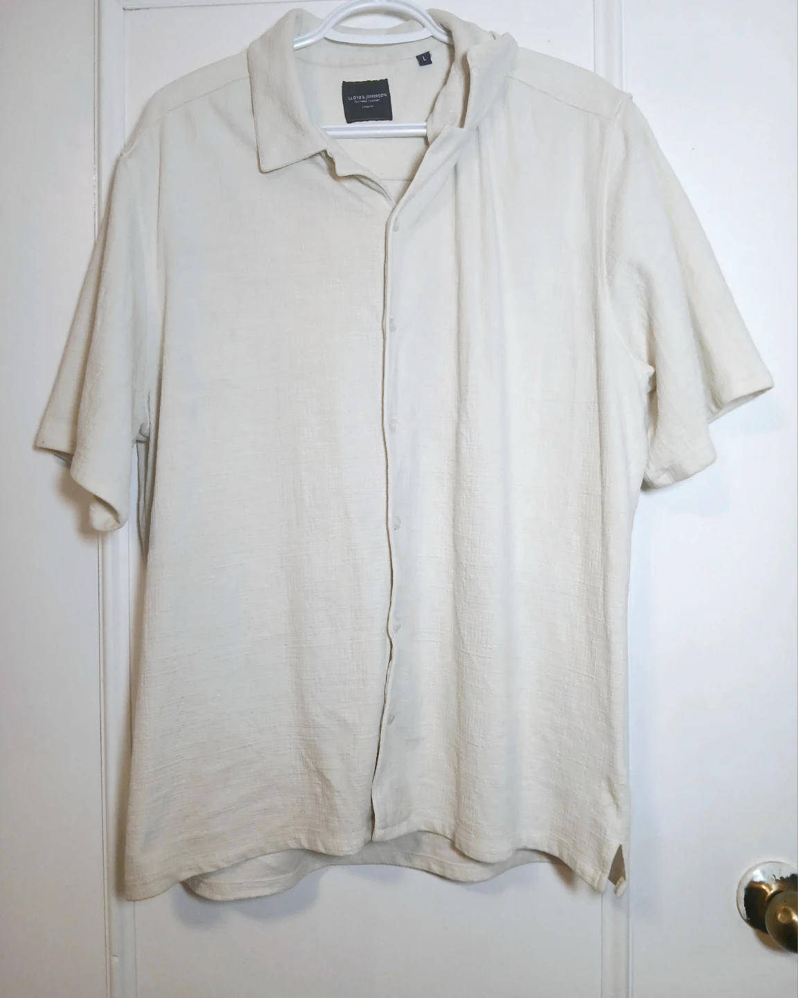 Men Large Lloyd & Jefferson Short Sleeve Shirt