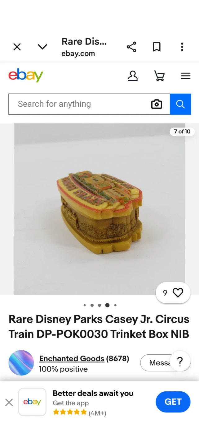 Disney Parks Casey Jr. Circus Train Trinket Box - photo 5