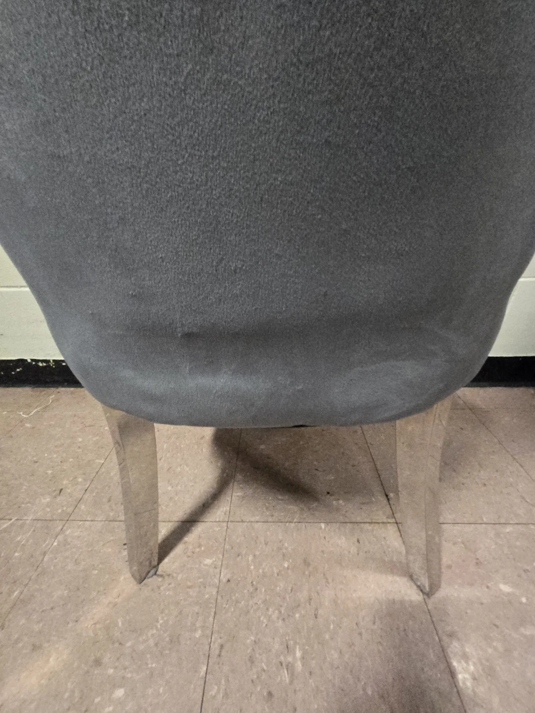 Gray Velvet Tufted Accent Chair DIY Fixer Upper - photo 5