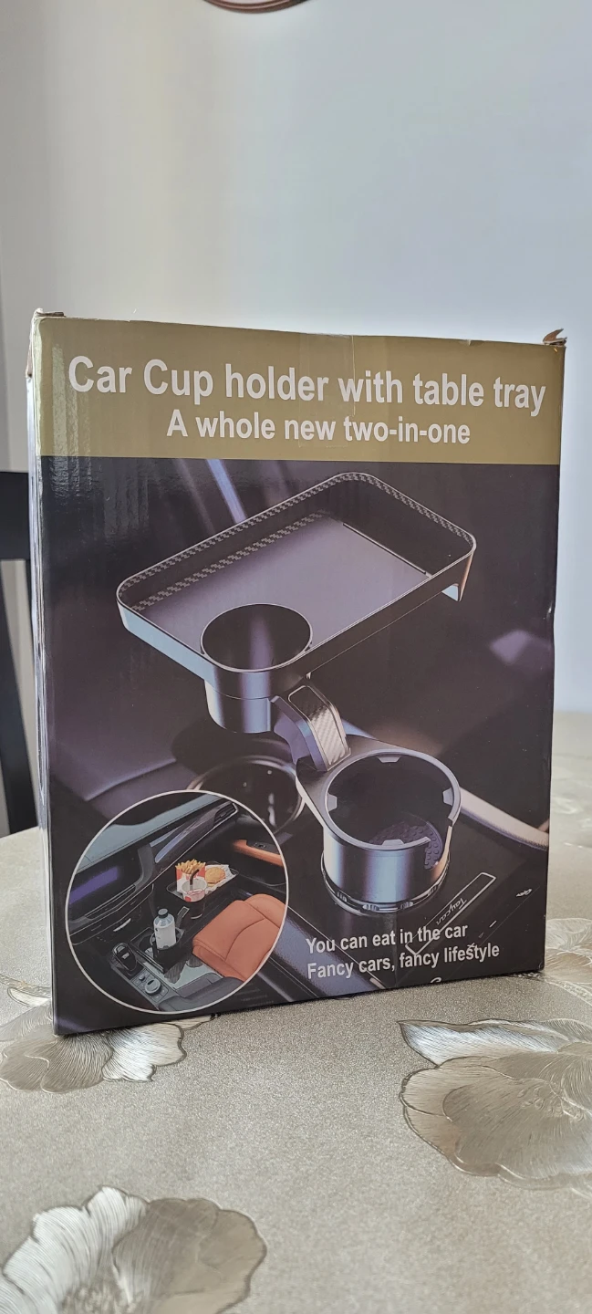 SP-2066plus Car Cup Holder with Table Tray
