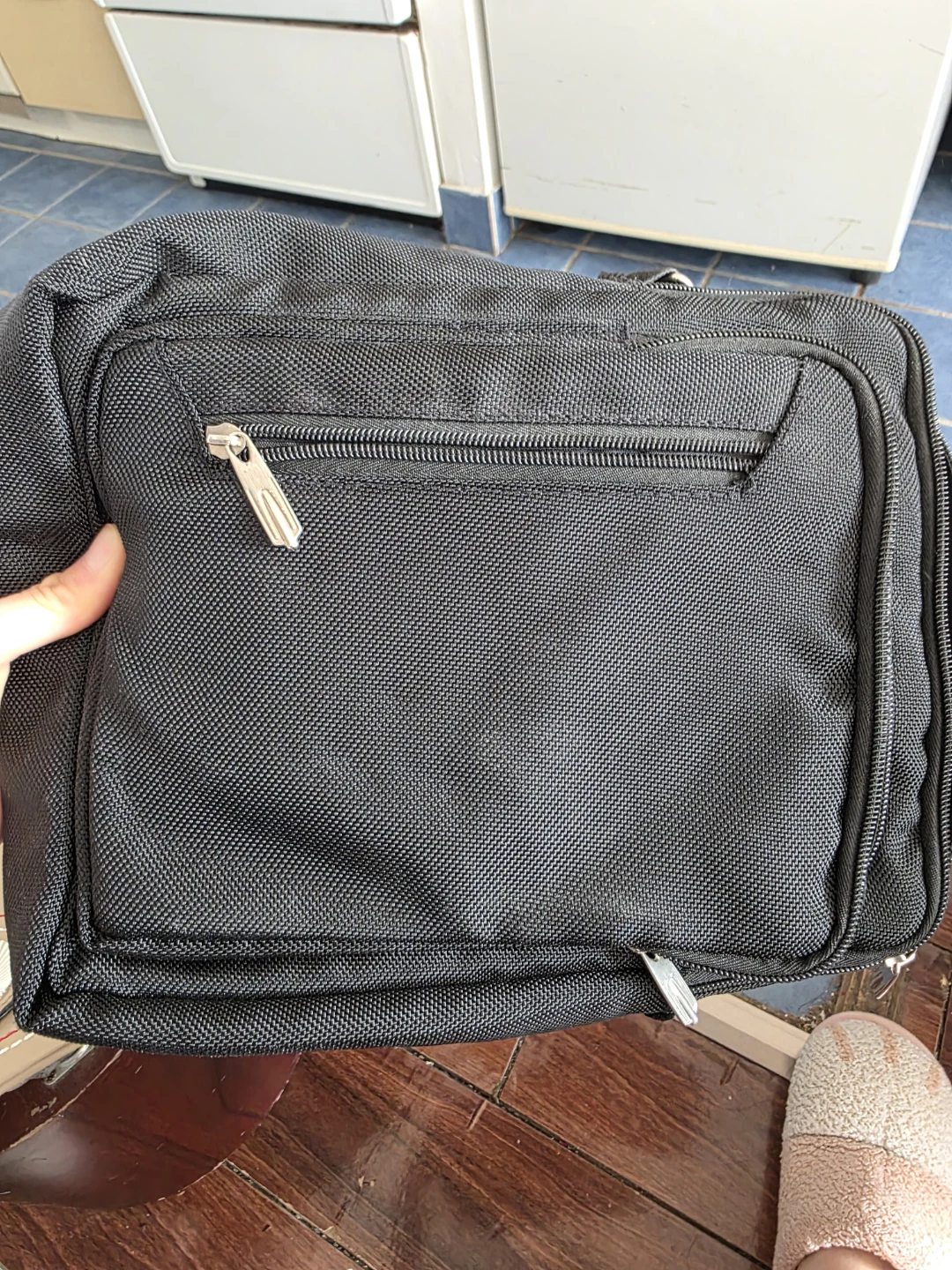 Black Nylon Crossbody Bag - photo 2